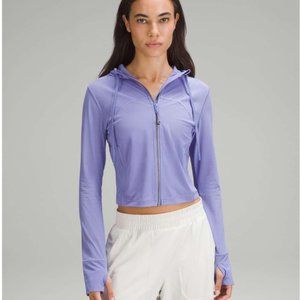 Lululemon Nulu and Mesh Cropped Define Jacket Dark Lavender